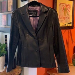 Siena Studio Black Leather Jacket